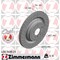 Zimmermann Brake Disc - Standard/Coated, 400.3688.20 400.3688.20 - alternate 1
